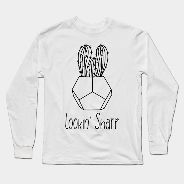 Lookin' Sharp Long Sleeve T-Shirt by barn-of-nature